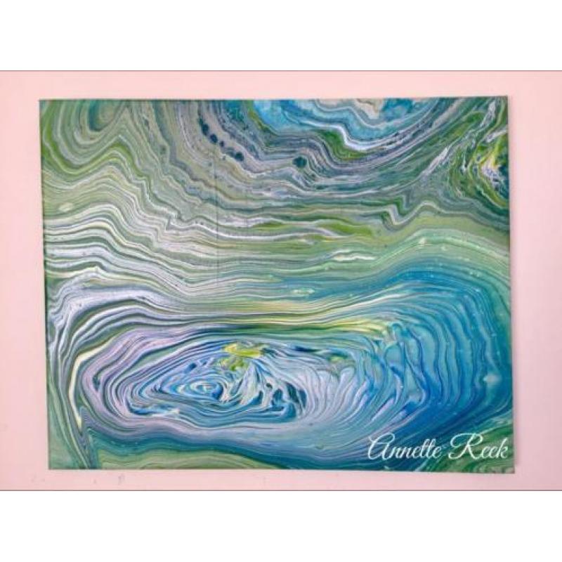 Abstract acryl 40 cm x 50 cm