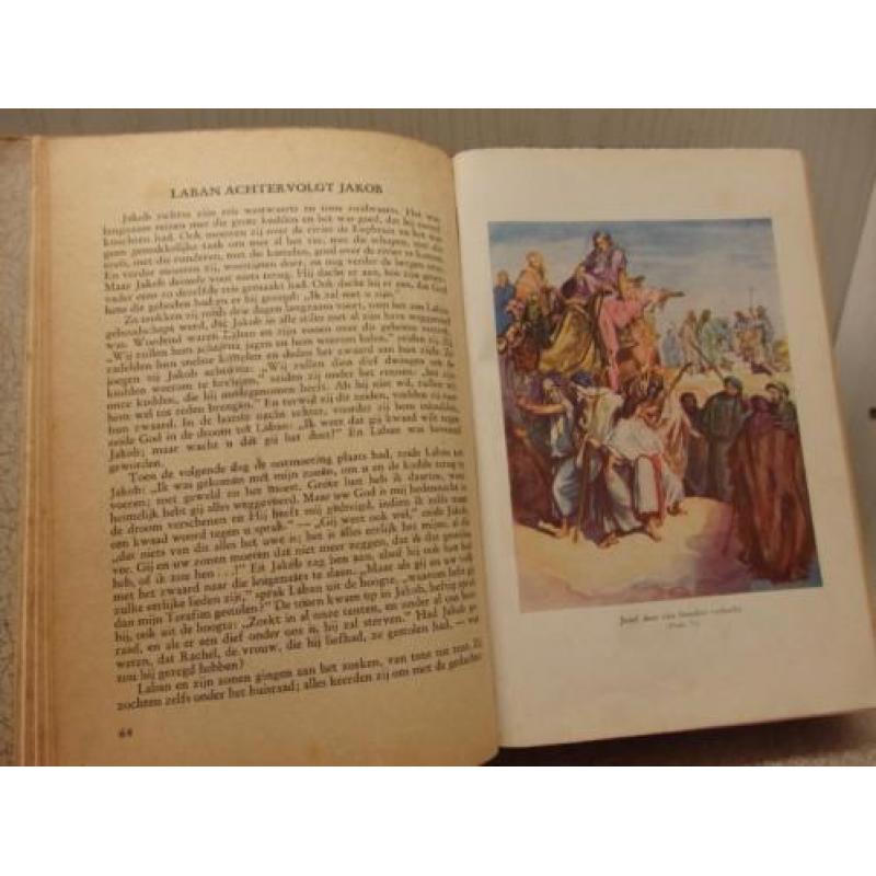 De Bijbelse geschiedenis aan kinderen verteld.