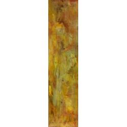 Modern, abstract schilderij: "GoudGeel"