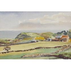 aquarel Lambert - landschap