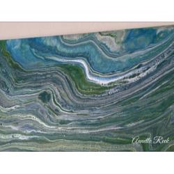 Abstract acryl 40 cm x 50 cm