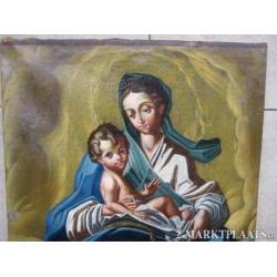= ca 1800==religieus==madonna met kind = ca 1800====