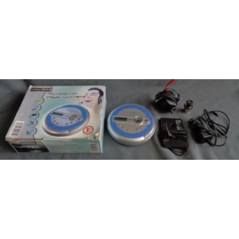 WELLTECH 40174 TCDPMP74 WALKMAN DISCMAN draagbare CD MP3 spe