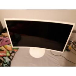 Cuved tv samsung monitor defect