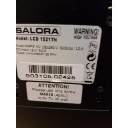 Salora kleine tv/monitor met afstandbediening