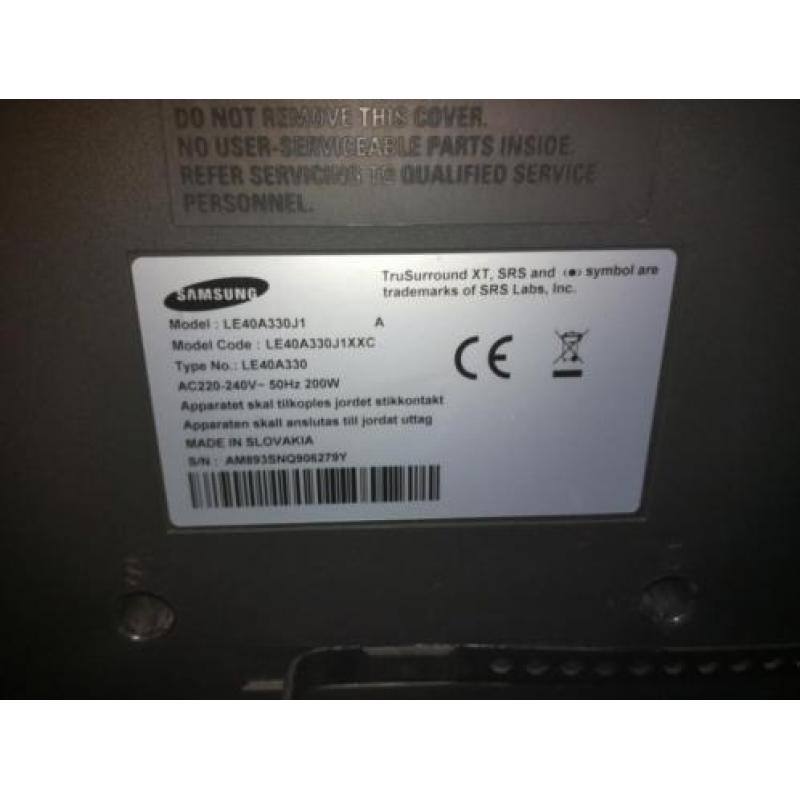 Grote 40 inch samsung lcd tv