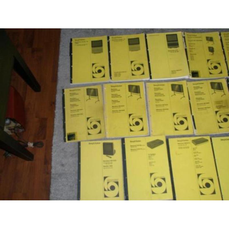 B&O Service Manuals TV en Video ( 17 stuks )