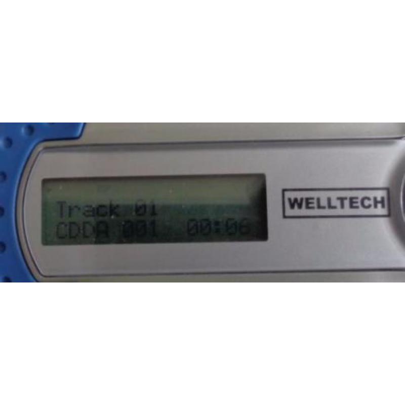 WELLTECH 40174 TCDPMP74 WALKMAN DISCMAN draagbare CD MP3 spe