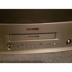 Te koop tv met videorecorder