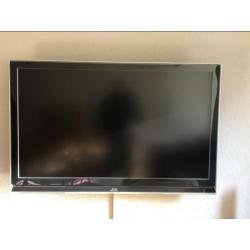 JVC Lcd tv met hifi set.