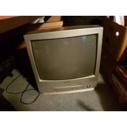 Te koop tv met videorecorder