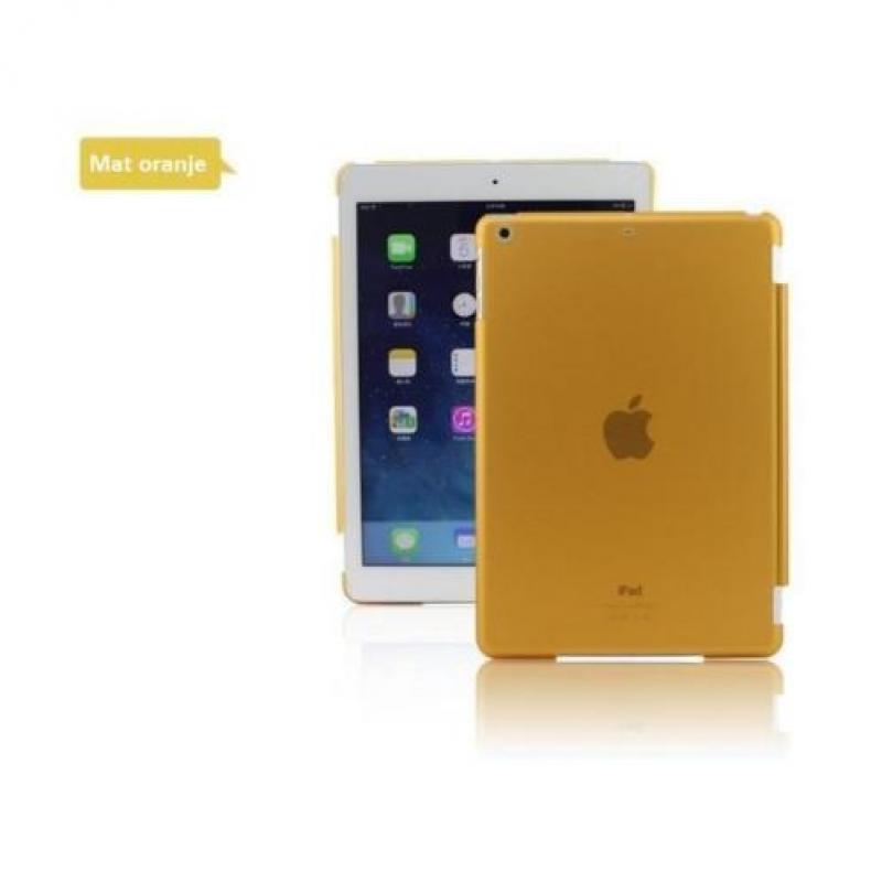 iPad Air 1 achterkant hoes hoesje case Doorzichtig - Oranje