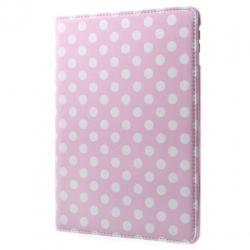iPad 9.7 (2017 / 2018) hoes 360 graden flip cover - polka...