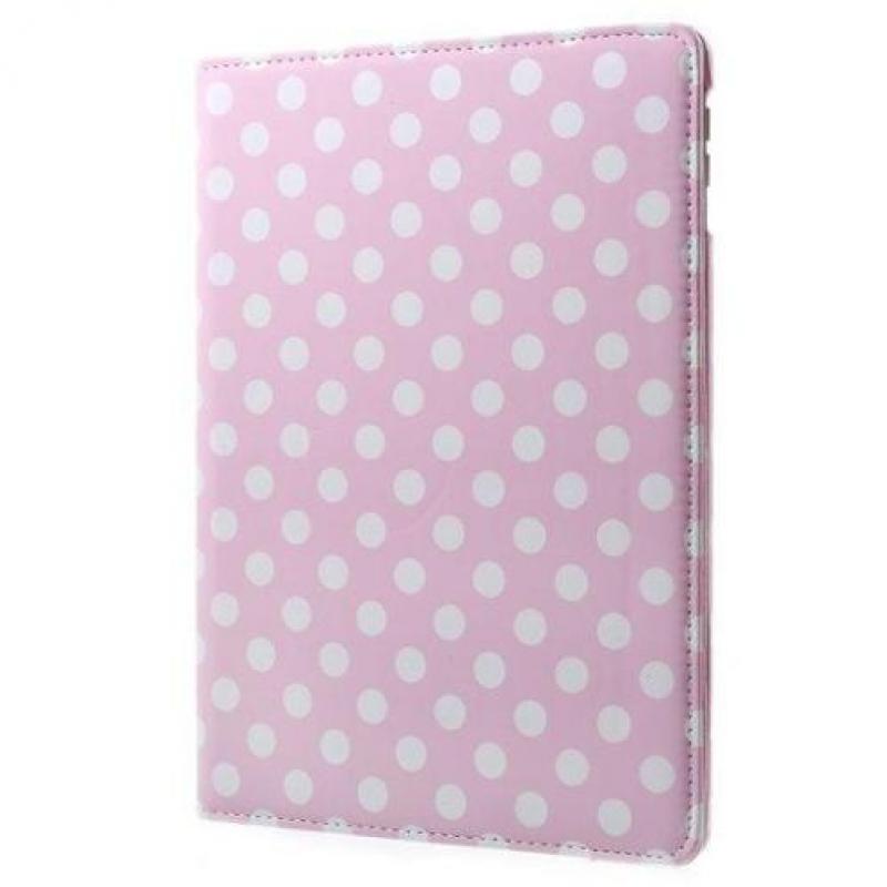 iPad 9.7 (2017 / 2018) hoes 360 graden flip cover - polka...