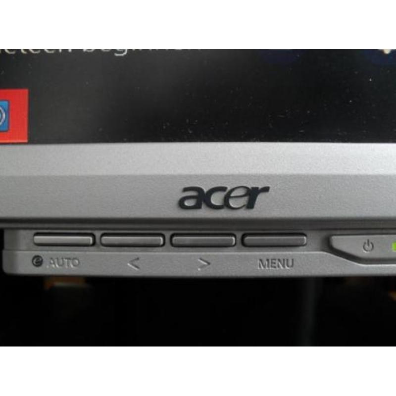 te koop acer lcd monitor 19"