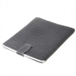 Zwarte Krokodil Croco Hoes iPad 9.7 Tablet Sleeve 25,5 x 20