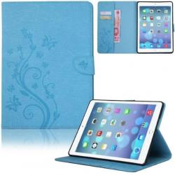 Blauw Creatieve Tablet Hoes met Bloemen Design iPad Air 2