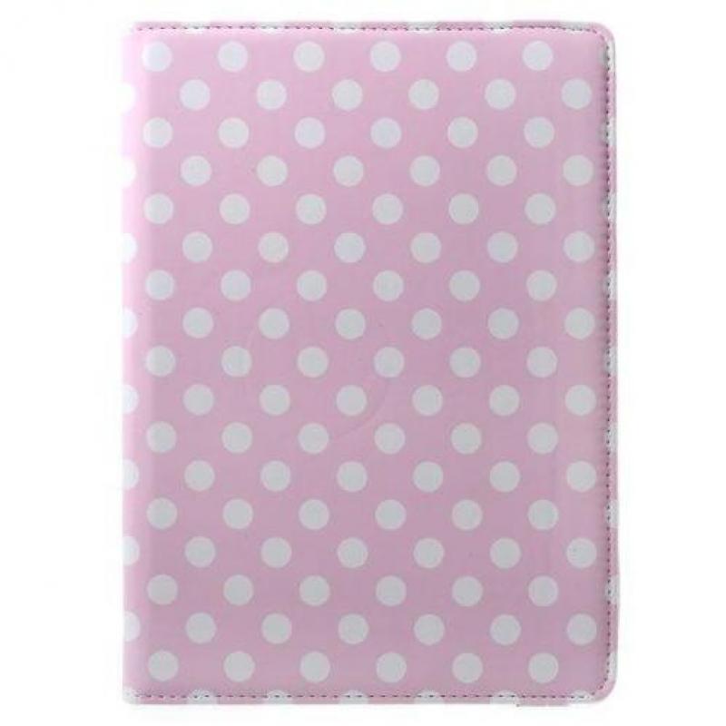 iPad 9.7 (2017 / 2018) hoes 360 graden flip cover - polka...