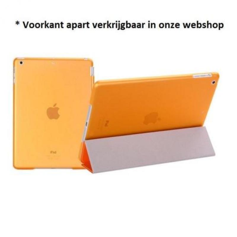 iPad Air 1 achterkant hoes hoesje case Doorzichtig - Oranje