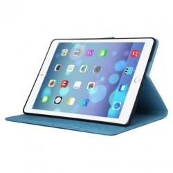 Blauw Creatieve Tablet Hoes met Bloemen Design iPad Air 2