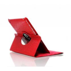 iPad 2 3 4 Krokodillen lederen hoes 360 graden leer Rood