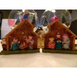 Kerstvoorstelling in een grappig kasje uit Spanje.
