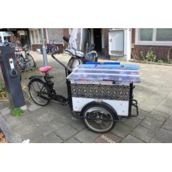 Bakfiets 3 wielen met weersbestendige hydraulische klep
