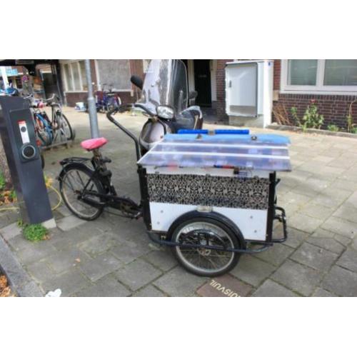 Bakfiets 3 wielen met weersbestendige hydraulische klep