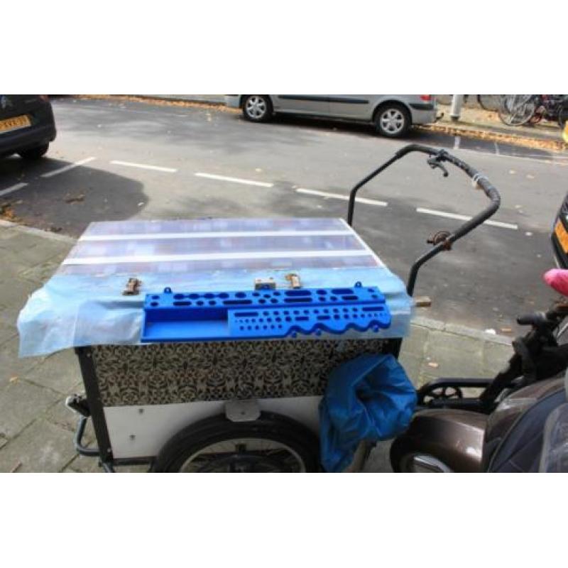 Bakfiets 3 wielen met weersbestendige hydraulische klep