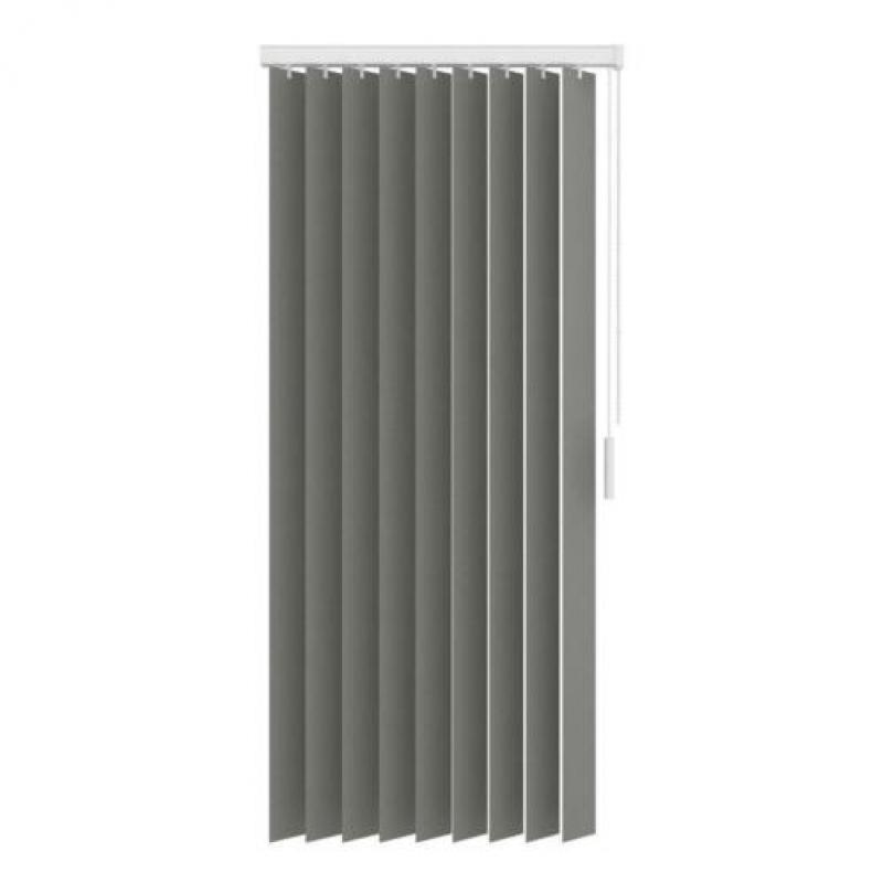 Decosol Lamellen verticaal stof grijs