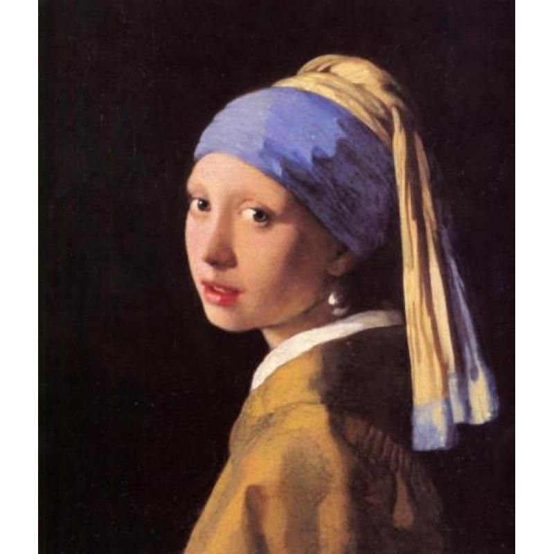Schilderij behang - Fotobehang - Vliesbehang van Vermeer enz