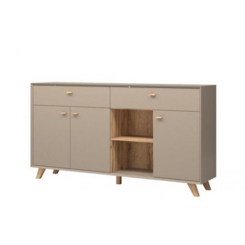 Germania Calvi Dressoir Large Grijs Hoge Poten Outlet