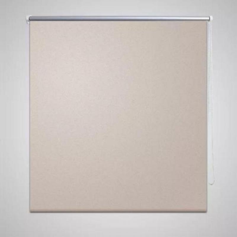 vidaXL Rolgordijn verduisterend 160 x 230 cm beige