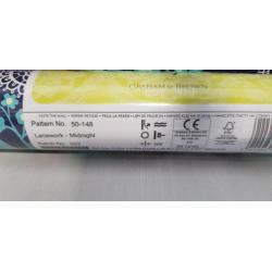 Behang nieuw blauw bloemen takken