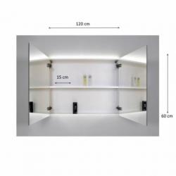 Spiegelkast Sanicare Qlassics Ambiance 120 cm 2 Deuren Ho...