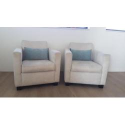 2 Fauteuils Youth (DMF Interiors) Kleur Wit
