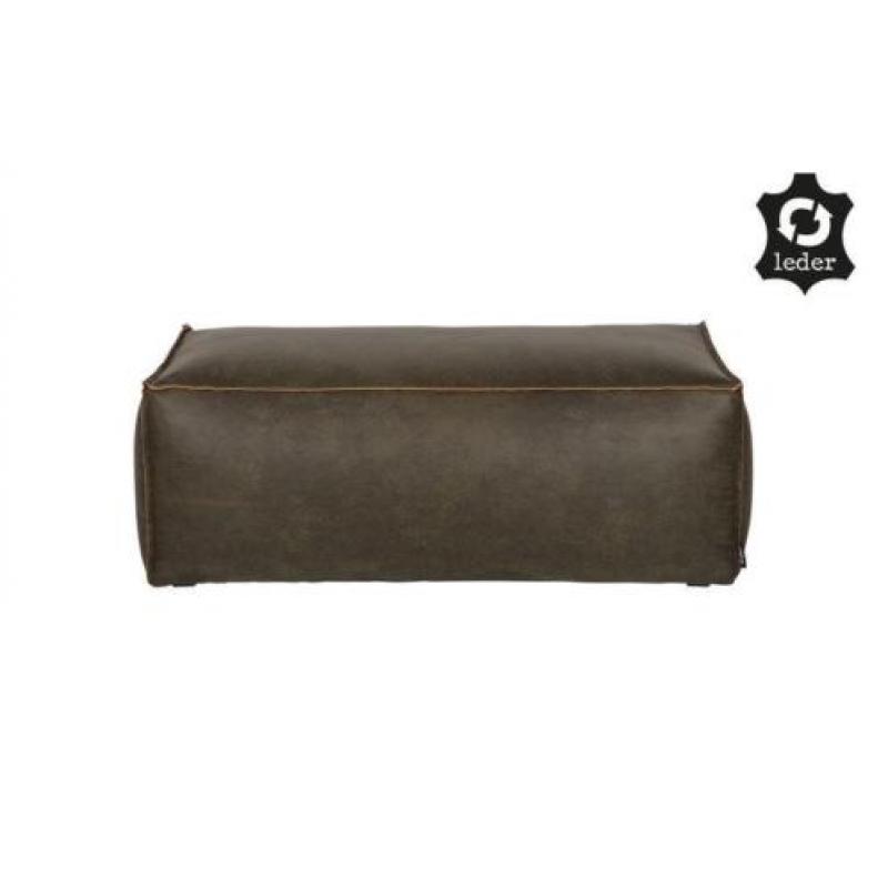 BePureHome Poef Rodeo Army (groen)