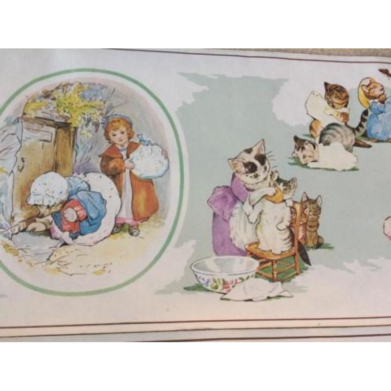 Beatrix Potter behangrand, 3 delen