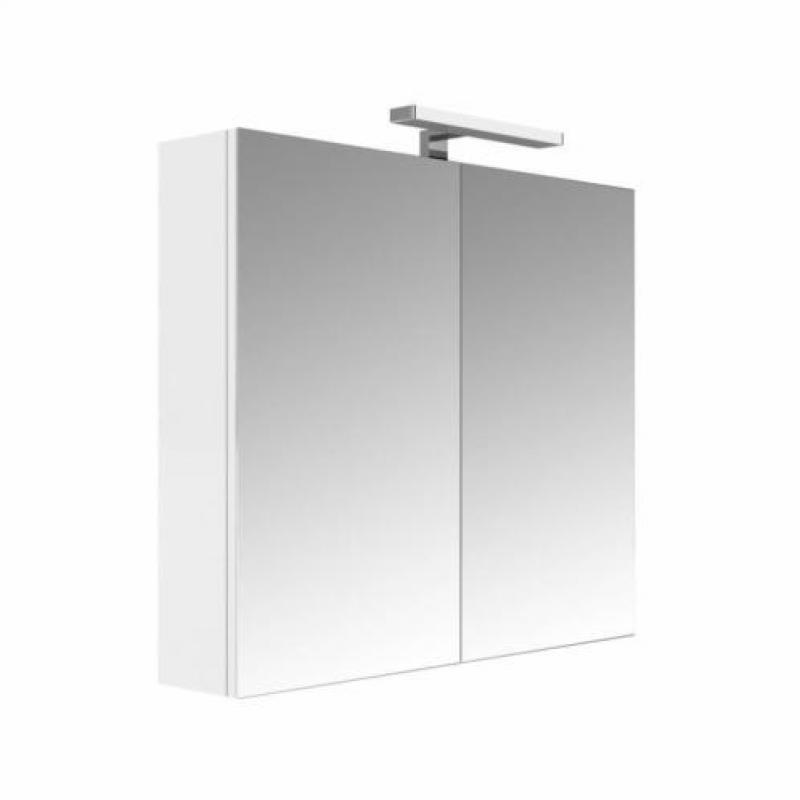 Spiegelkast Allibert Juno LED Verlichting 80x75.2x16cm So...