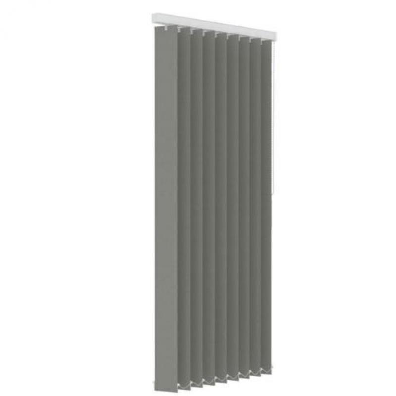 Decosol Lamellen verticaal stof grijs