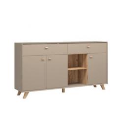 Germania Calvi Dressoir Large Grijs Hoge Poten Outlet