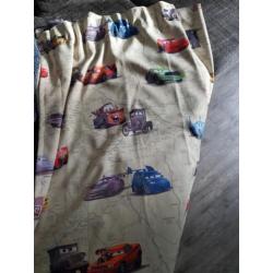 Te koop gordijn CARS!!! 140x 220 haakjesgordijn