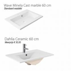Badmeubel Siena 60cm Hoogglans antraciet Softclose (Vers...