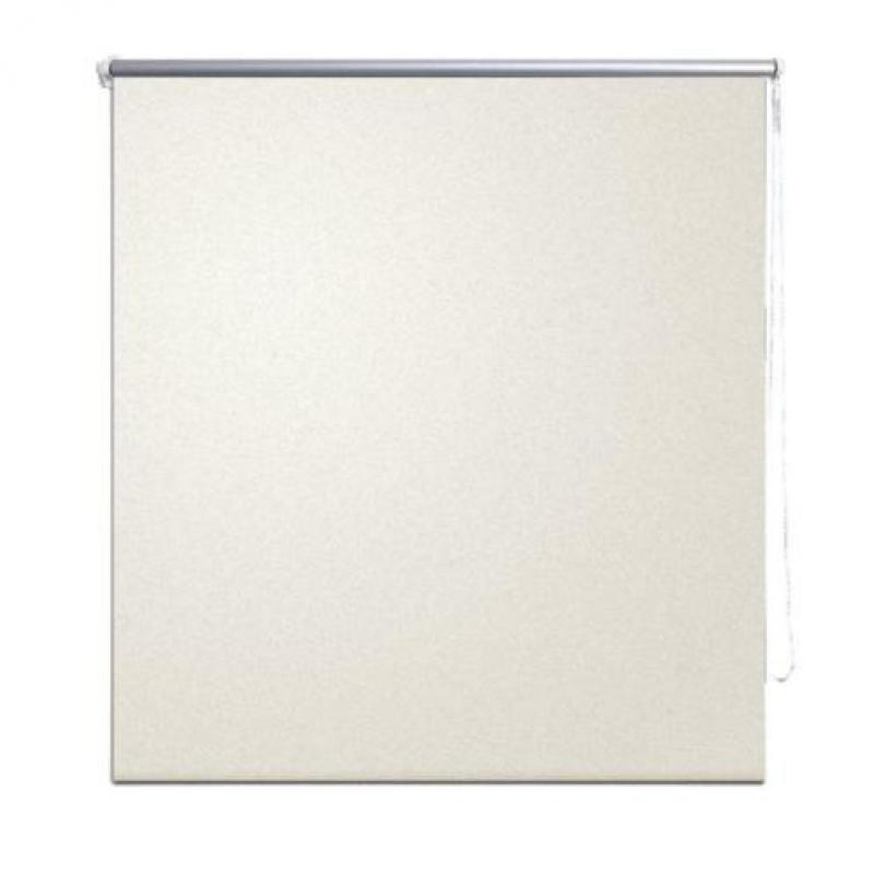 vidaXL Rolgordijn verduisterend 160 x 175 cm crême