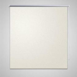 vidaXL Rolgordijn verduisterend 160 x 175 cm crême