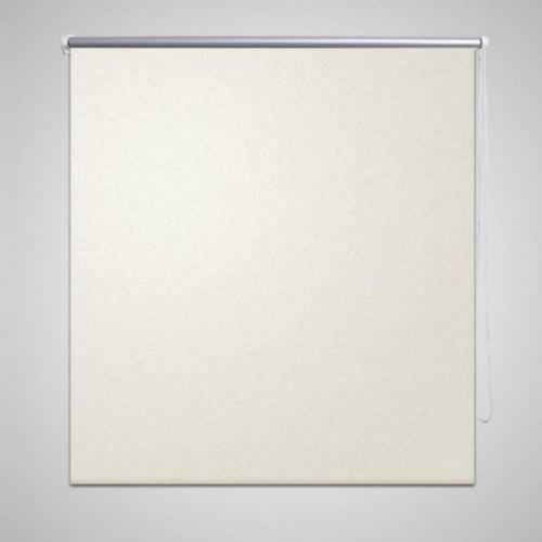 vidaXL Rolgordijn verduisterend 160 x 175 cm crême