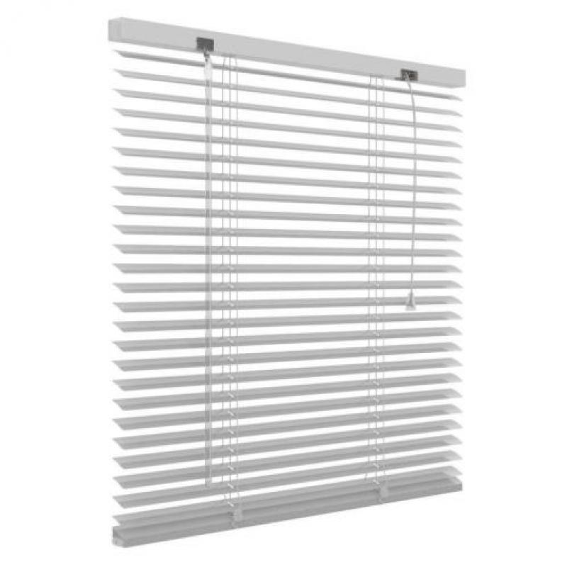 Decosol Horizontale jaloezie aluminium 25mm wit