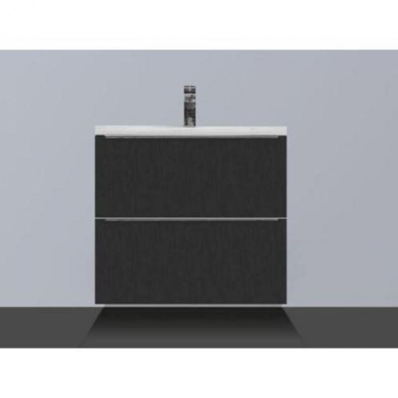 Saniclass EVO badmeubelset 80cm Black Diamond 1 kraangat