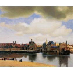 Schilderij behang - Fotobehang - Vliesbehang van Vermeer enz