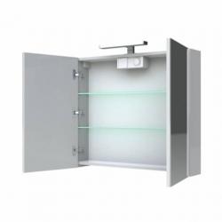 Spiegelkast Allibert Juno LED Verlichting 80x75.2x16cm So...